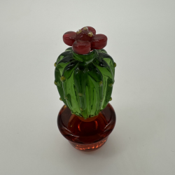 Brown Cactus Coloured Glaze Decoration